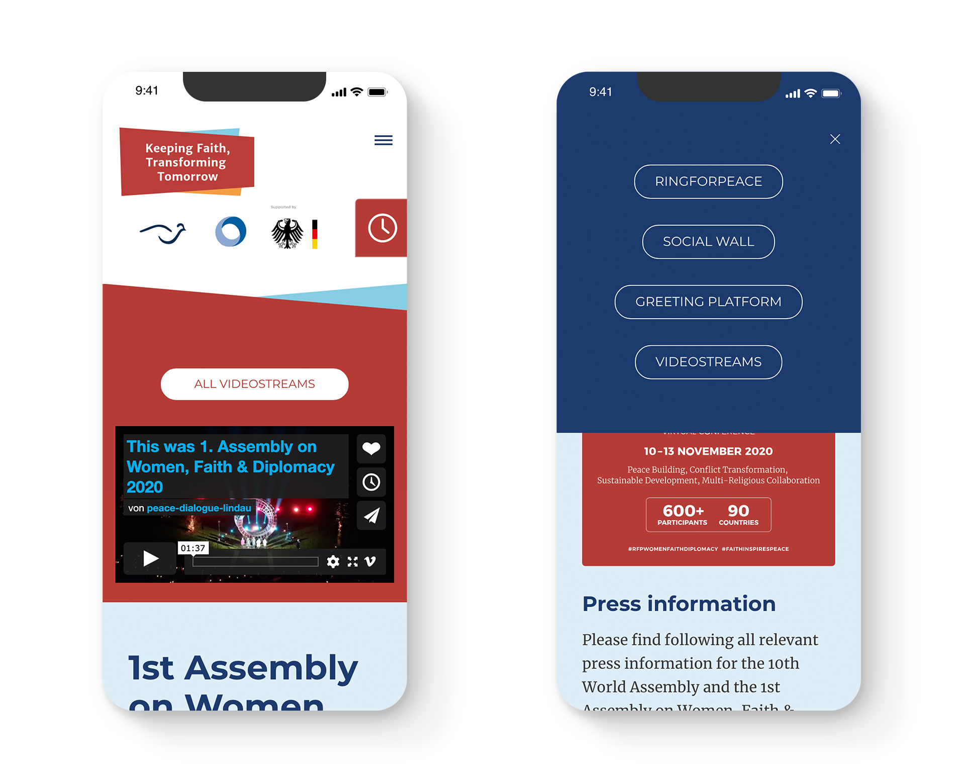 Live-Stream-Event - Social Wall
