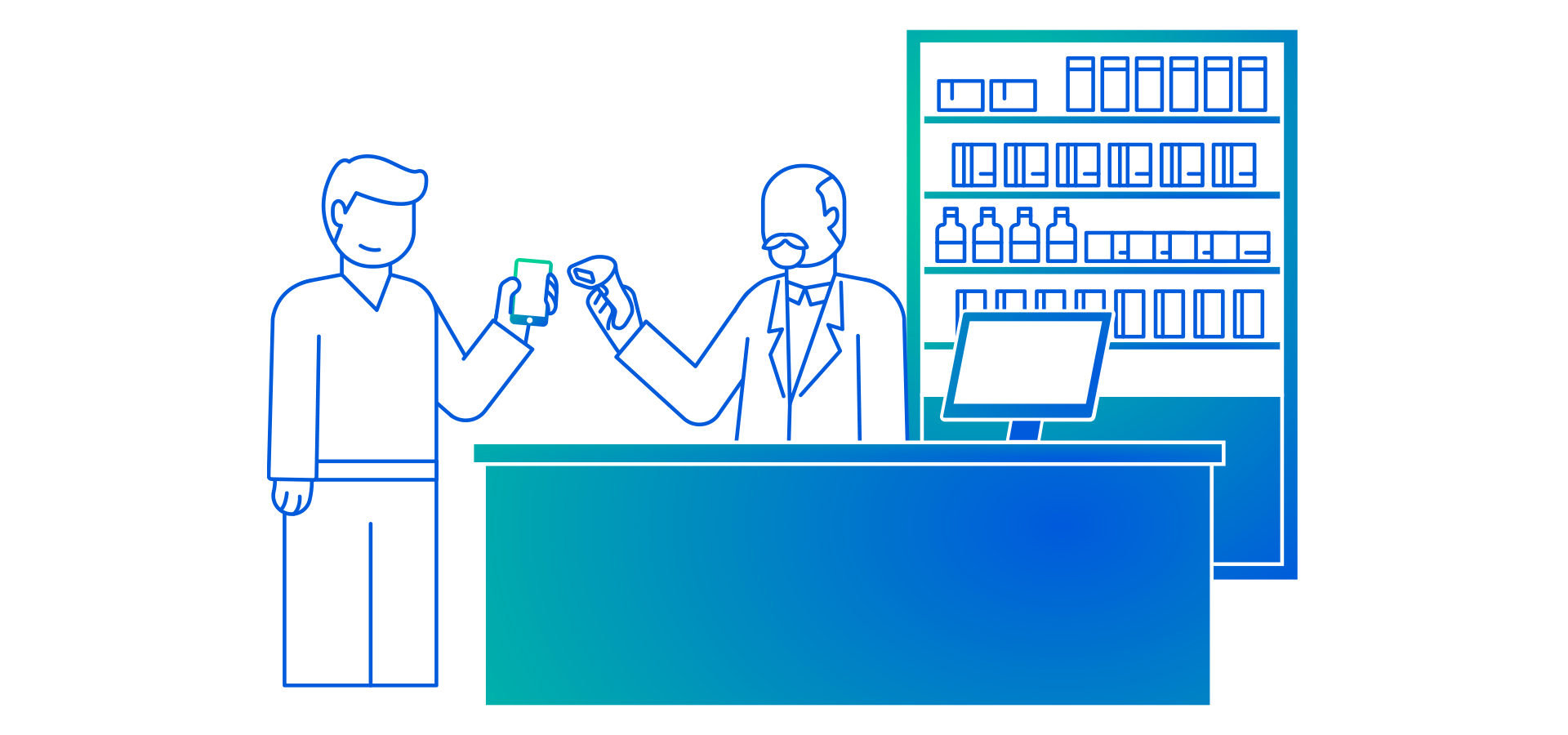 Illustrationenen für das EHealth Tec eRezept