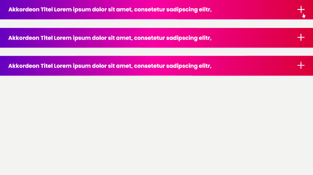 akkordeon infografik die, die animation eines Akkordeons im Web zeigt
