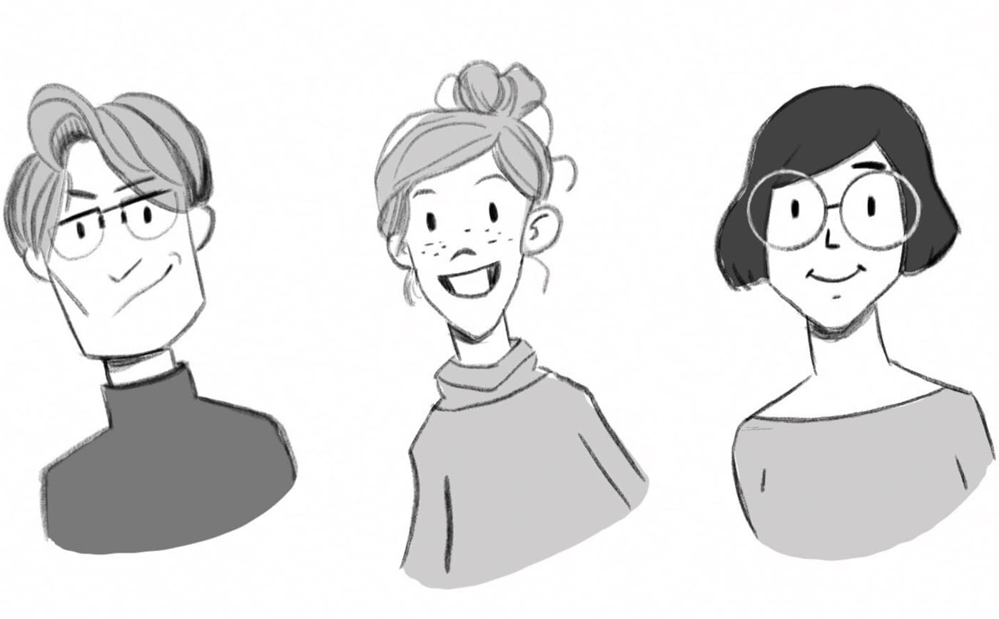 Beispiele von Charakterdesign