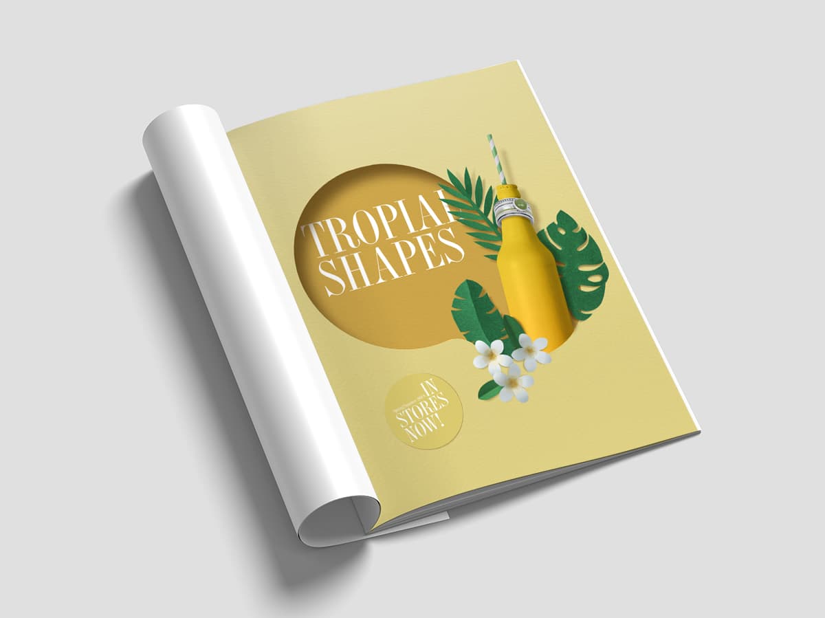 Abbildung einer Anzeige im Magazine