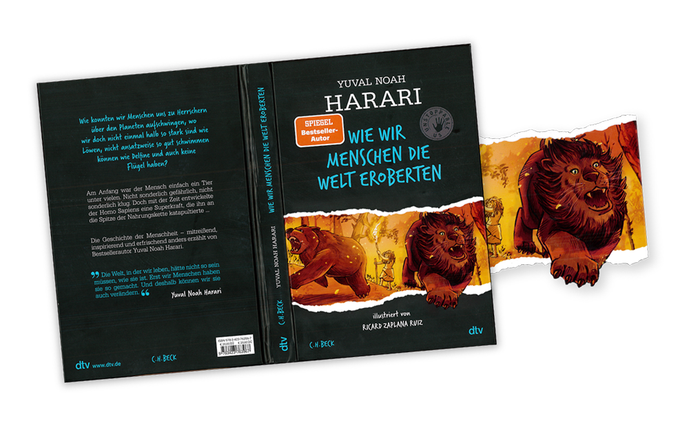 Cover des Kinderbuches Unser Umgang mit dem Klimawandel von Yuval Noah Harari