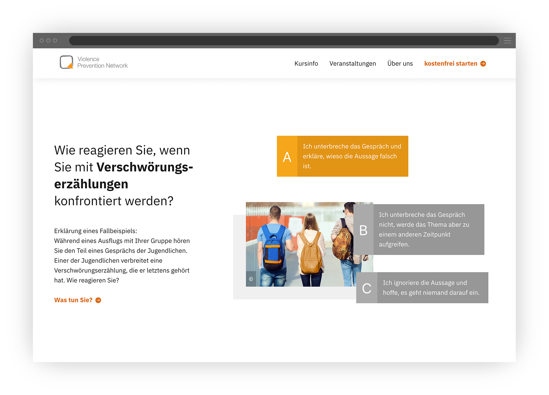 Viva Onlinekurs zu Verschwörungstheorien